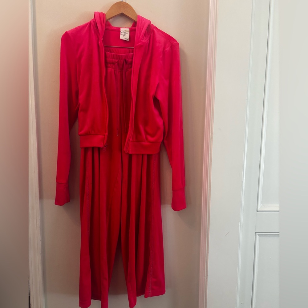 Offline by Aerie Velour Pink Jumpsuit - M and XS